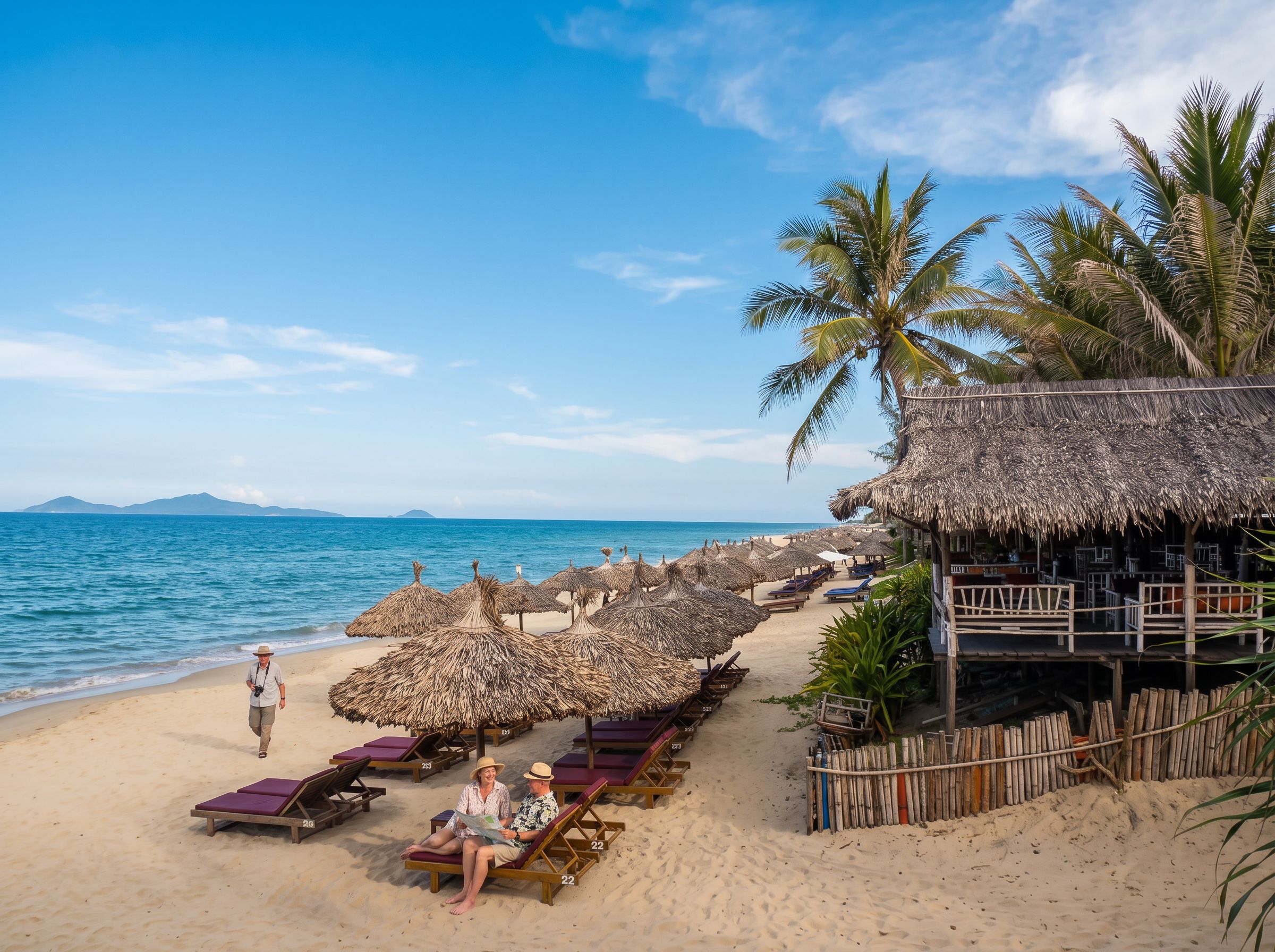An Bang Beach Hoi An shoreline