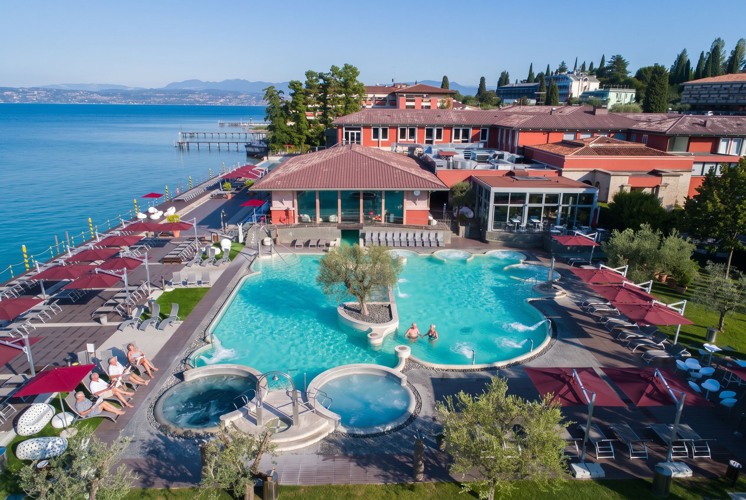 Lefay Resort Lake Garda spa pool