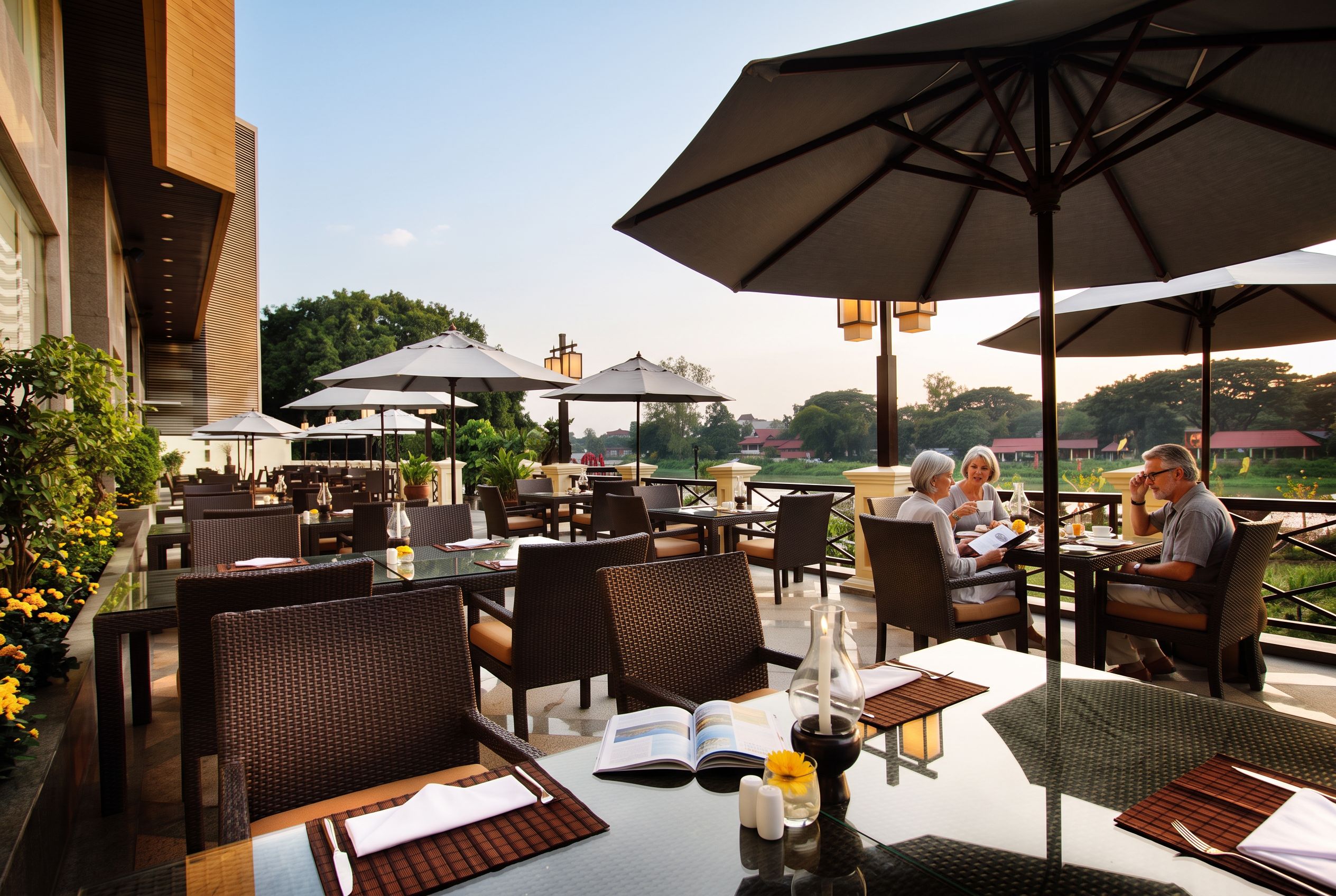 The Riverside Chiang Mai terrace
