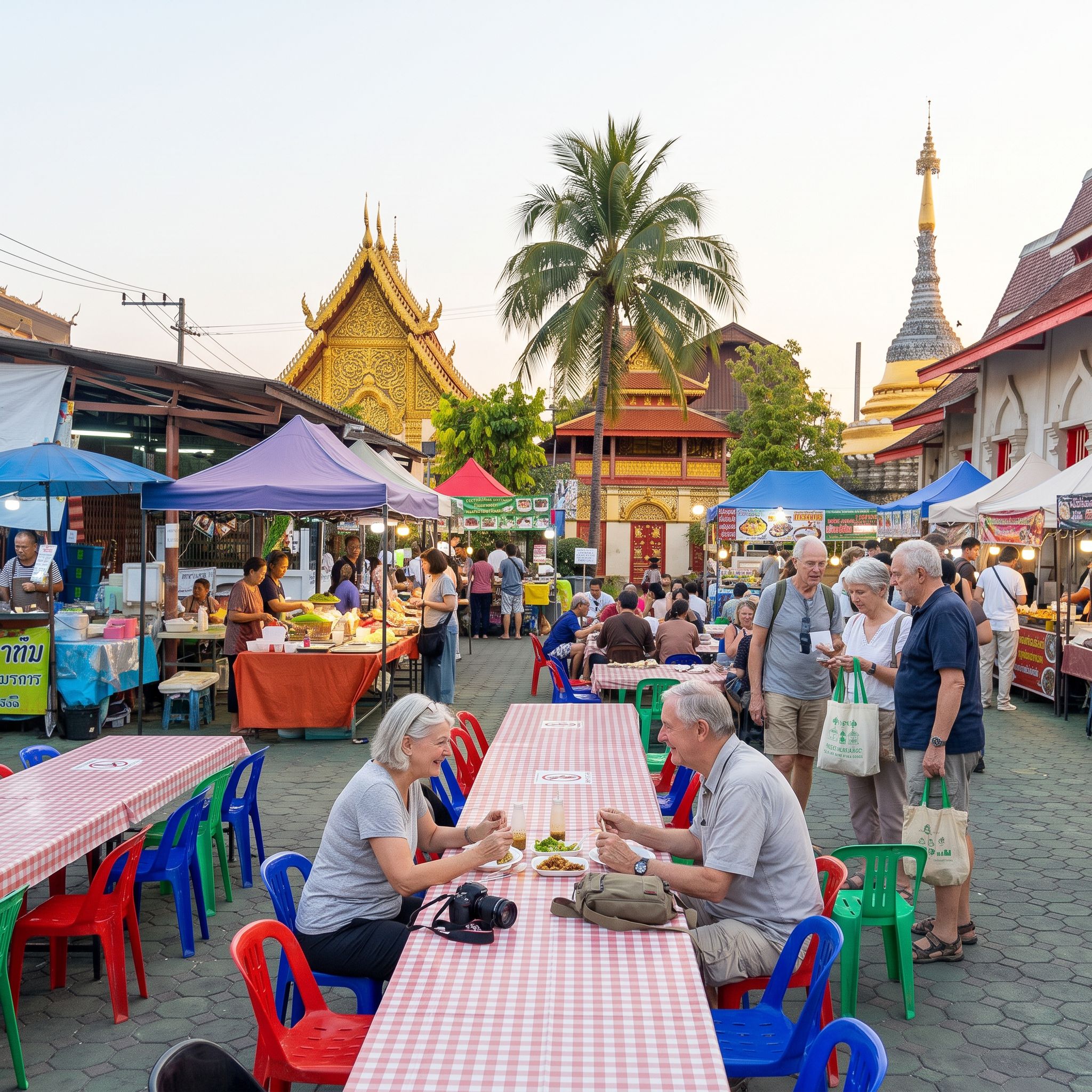 Chiang Mai Night Bazaar Chang Khlan Road