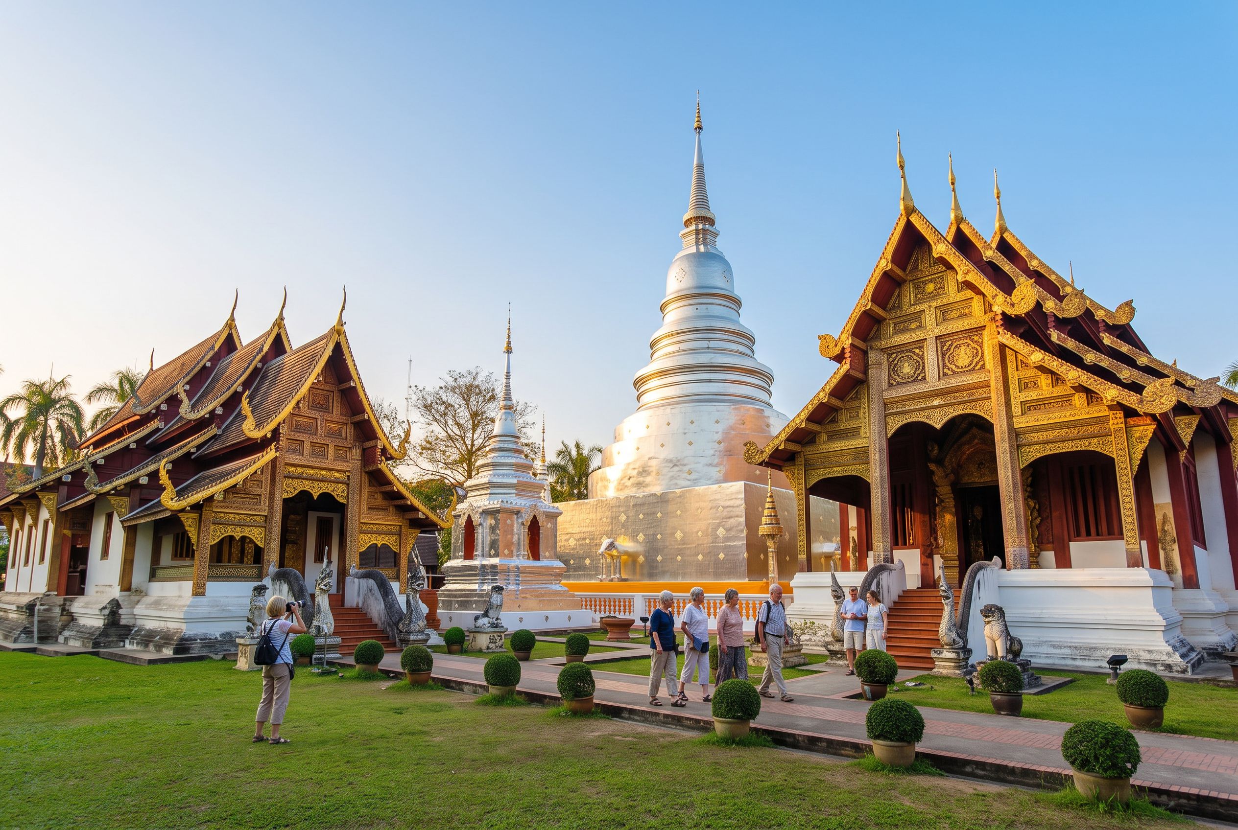 Wat Chedi Luang temple Chiang Mai