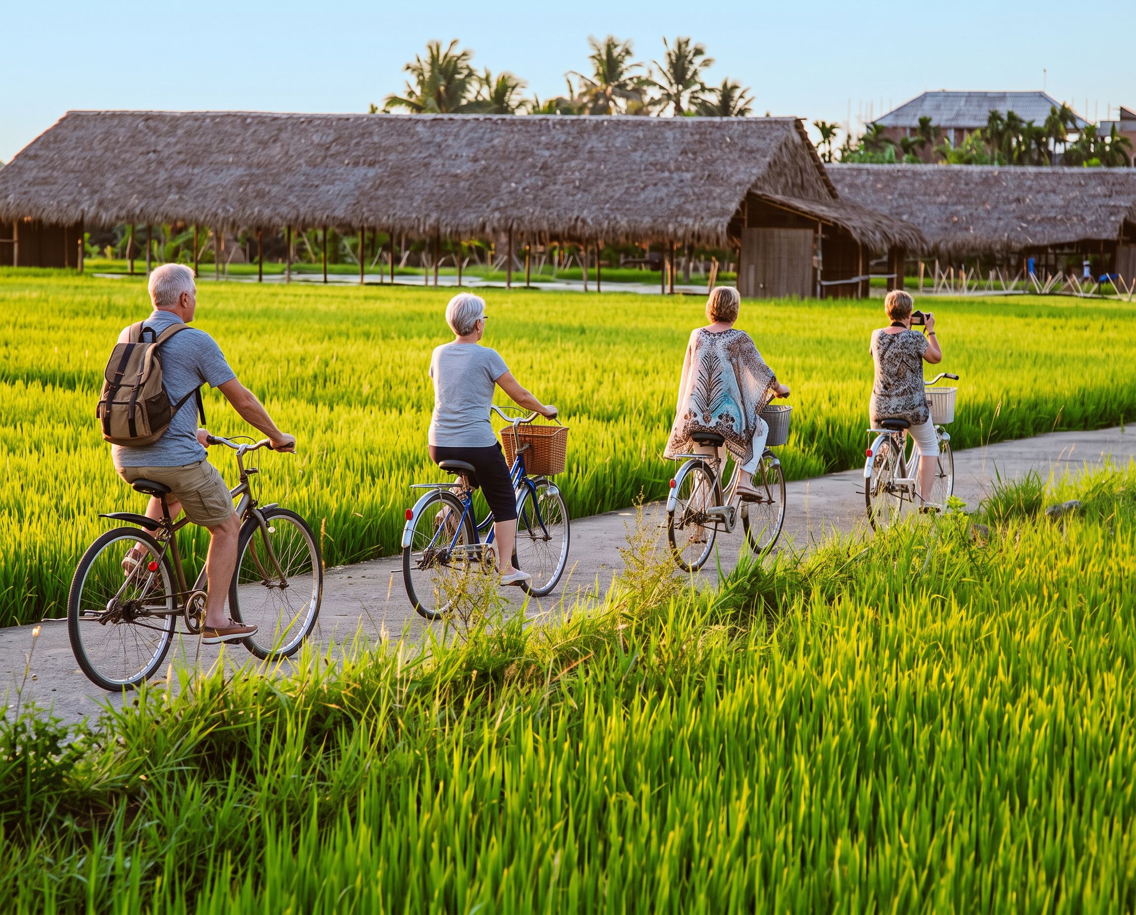 Tra Que vegetable village bicycle