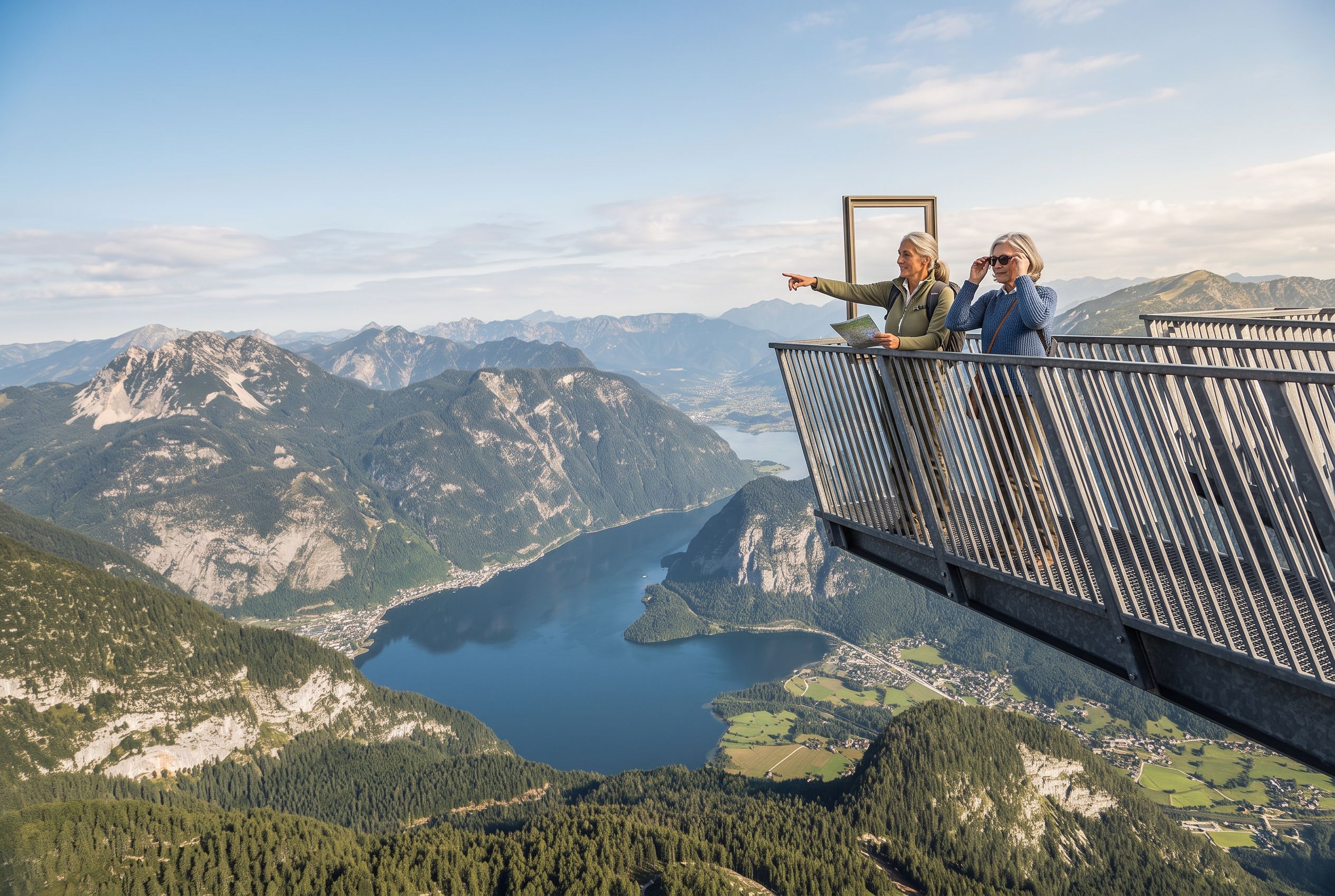 Hallstatt valley from Krippenstein