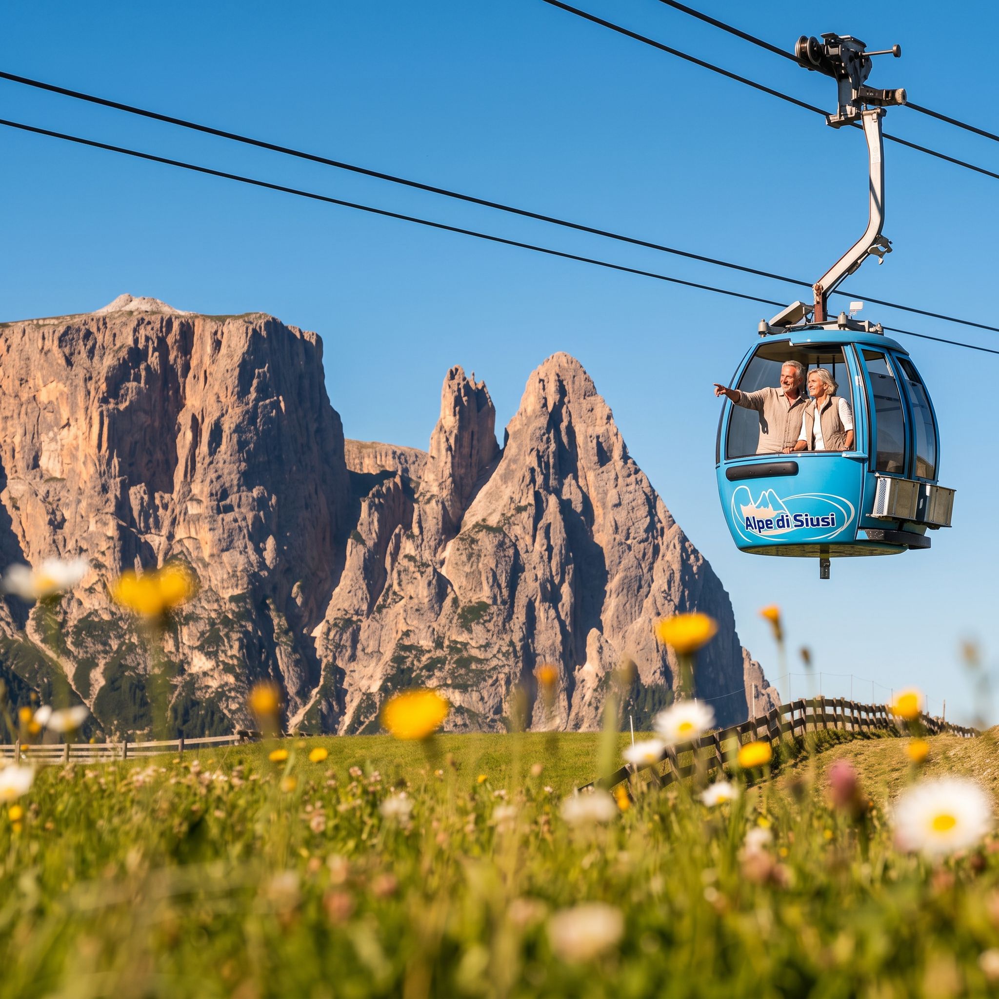Seiser Alm cable car station