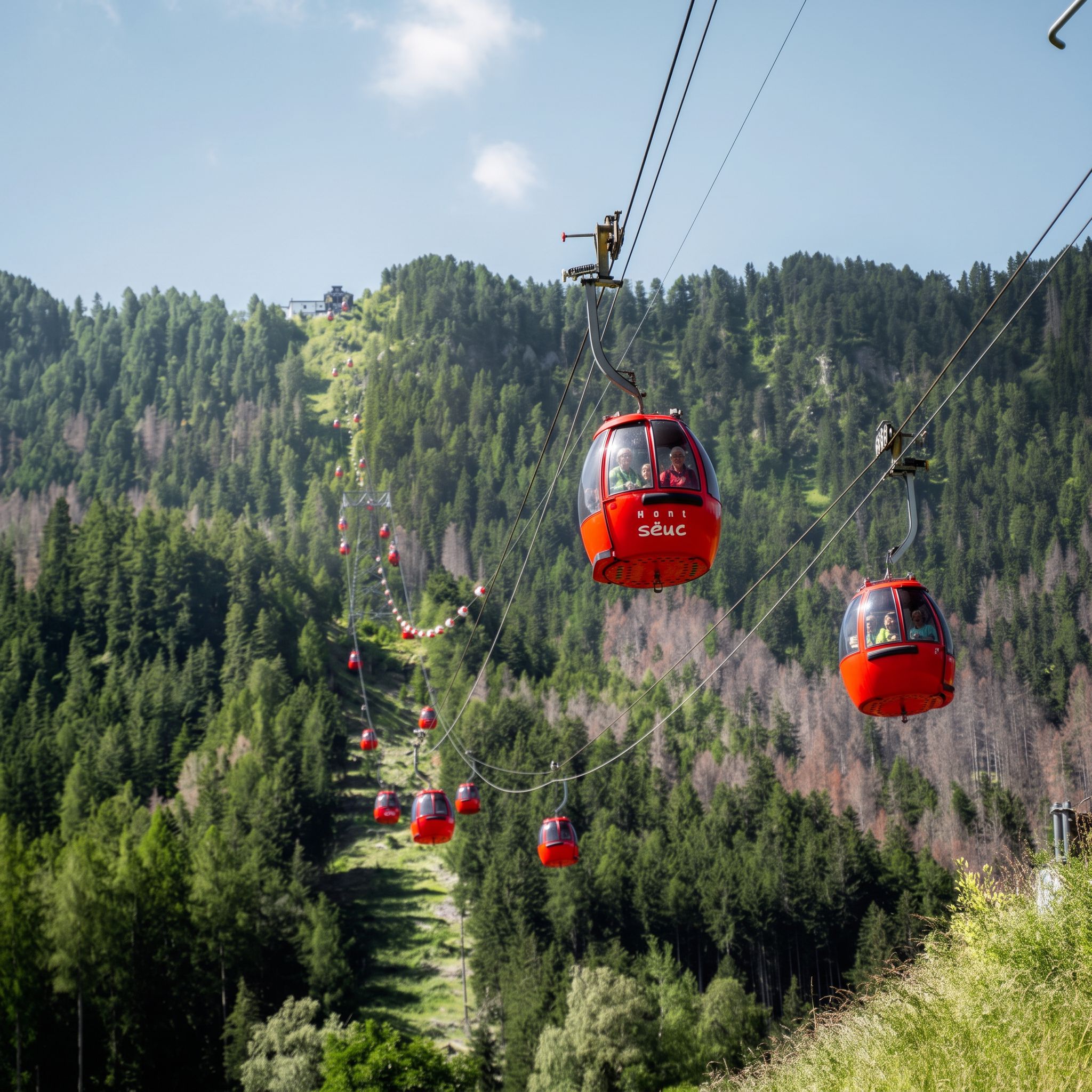 Ortisei Alpe di Siusi cable car