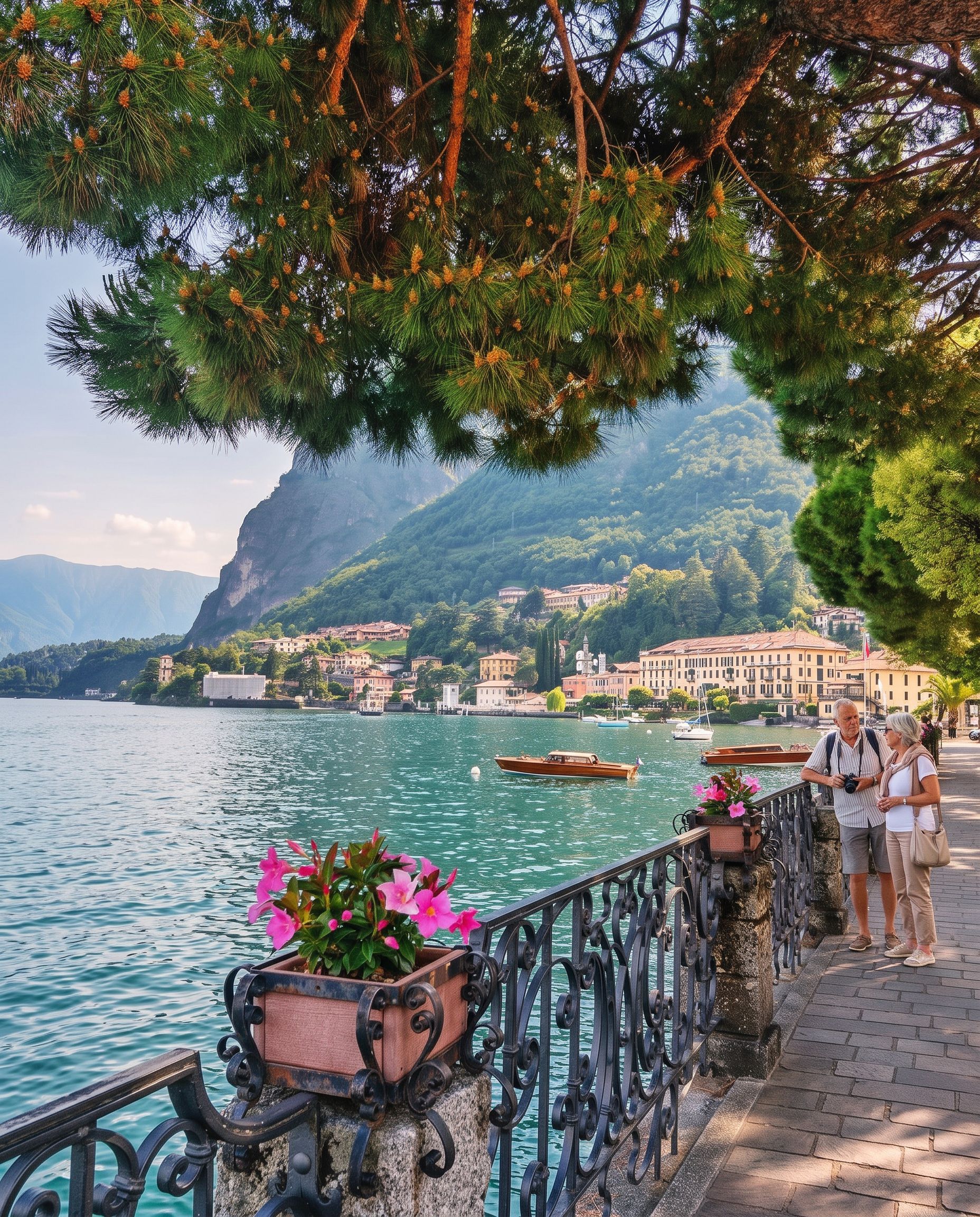 Varenna Lover's Walk lake Como