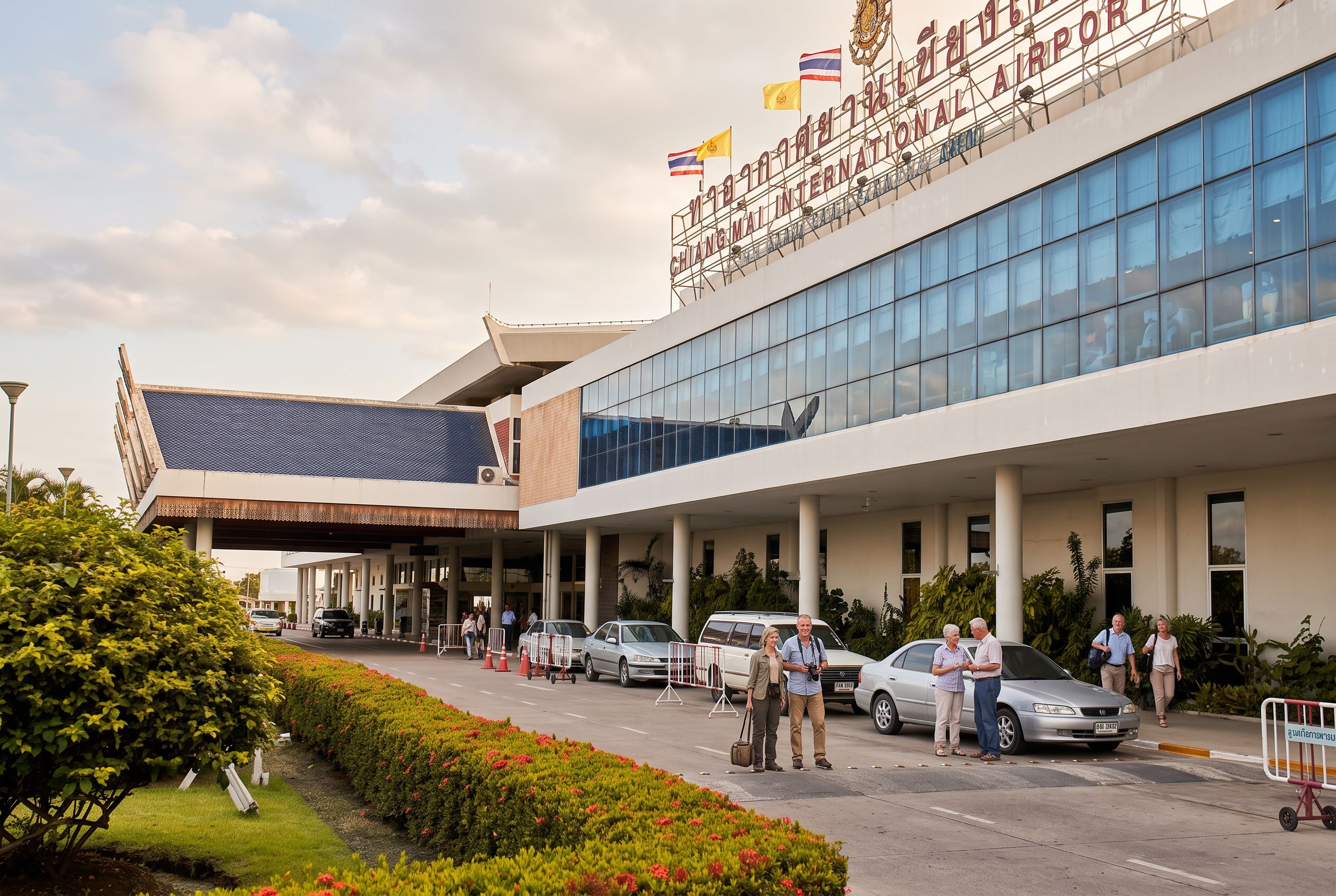 Chiang Mai airport taxi counter