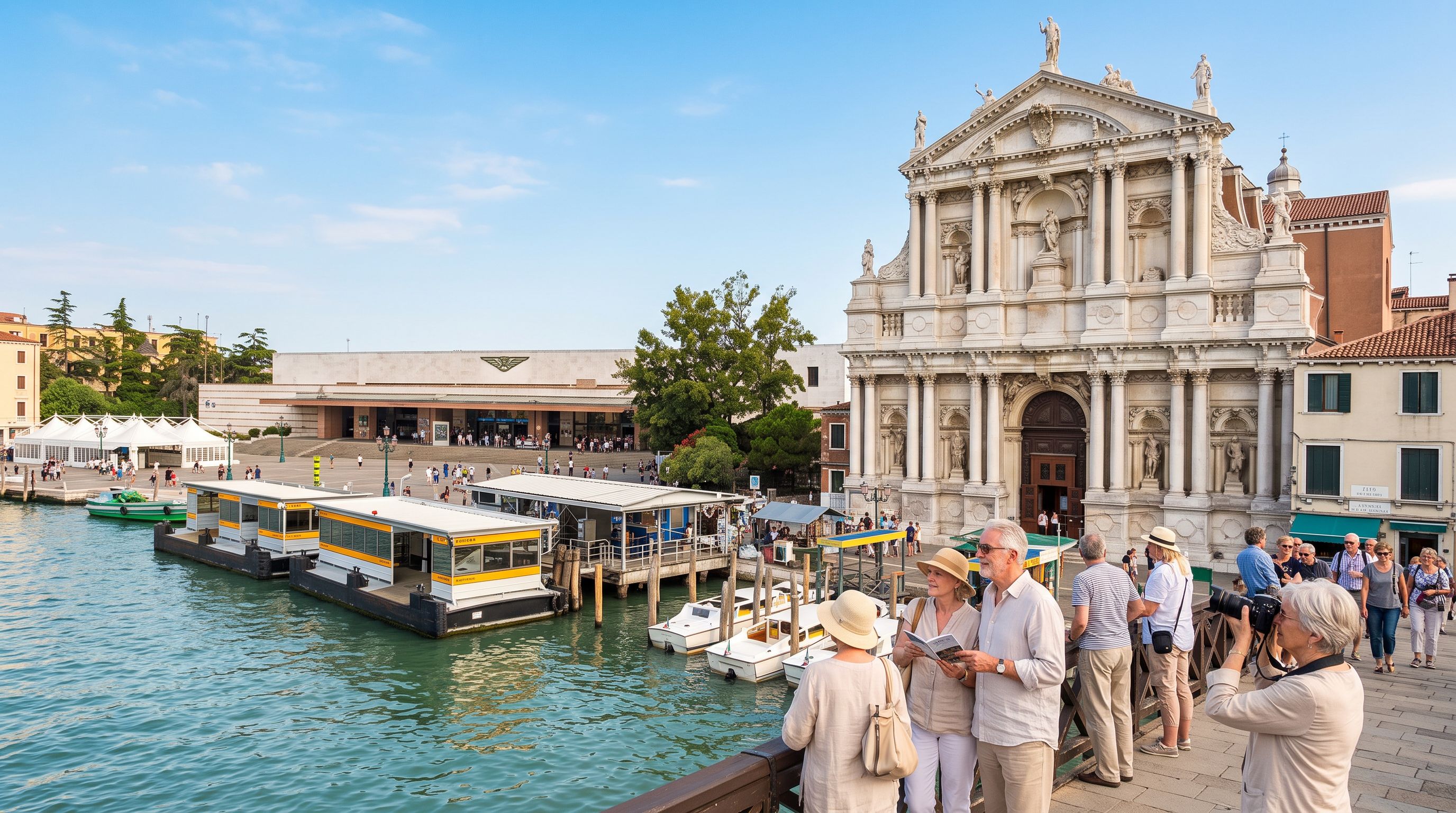 Venice Santa Lucia station Grand Canal