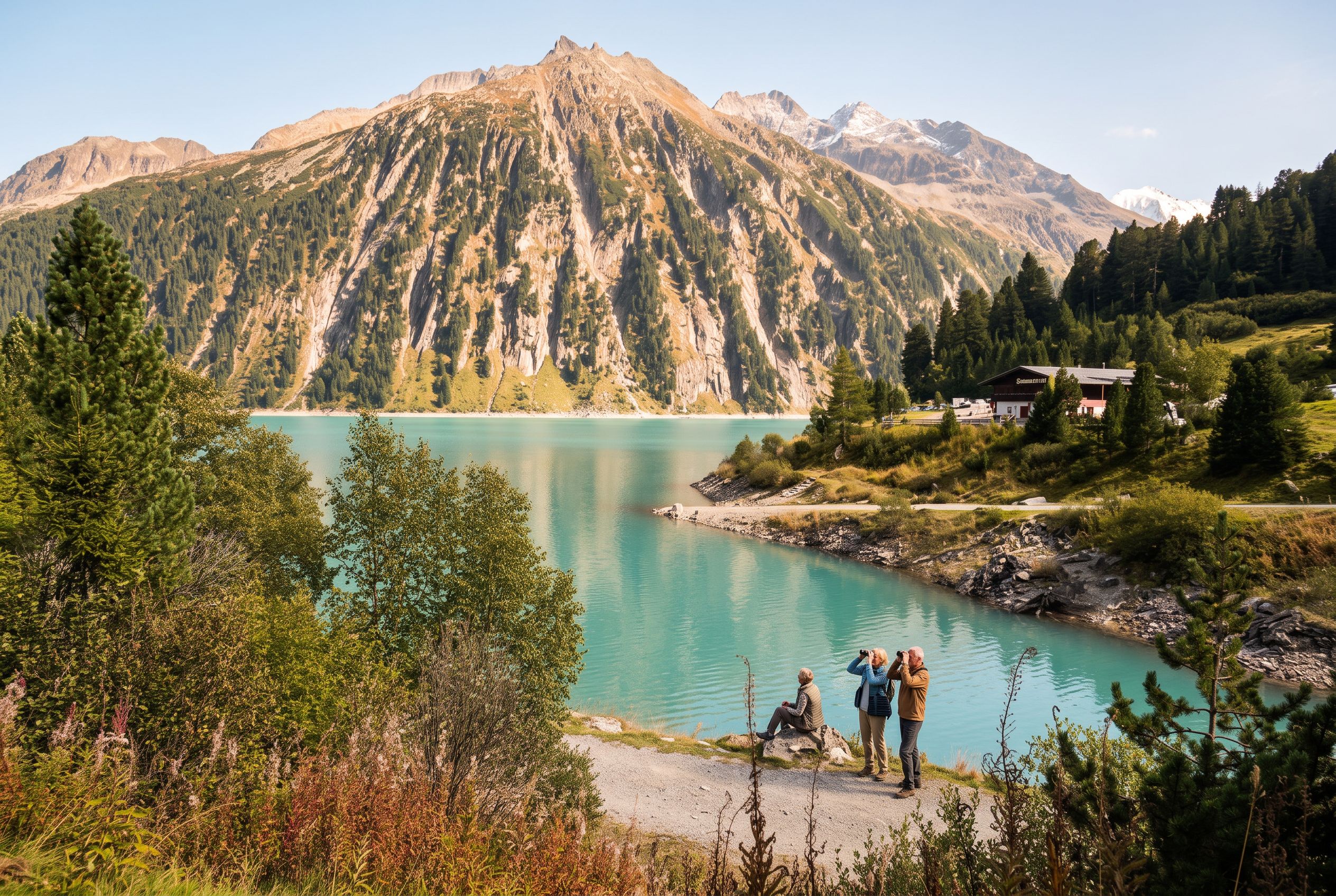 Zillertal Alps nature park trail
