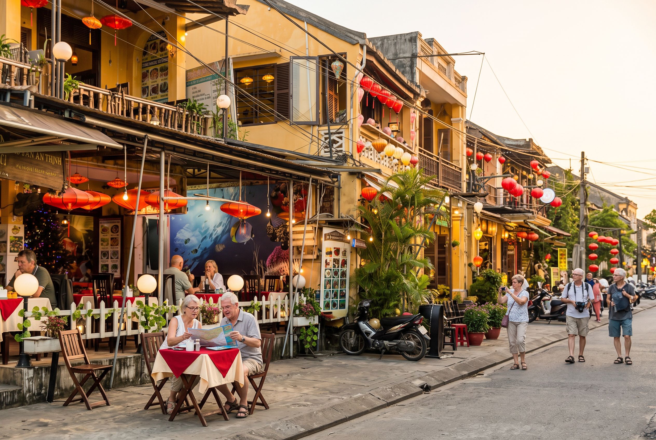 Hoi An Ancient Town evening street