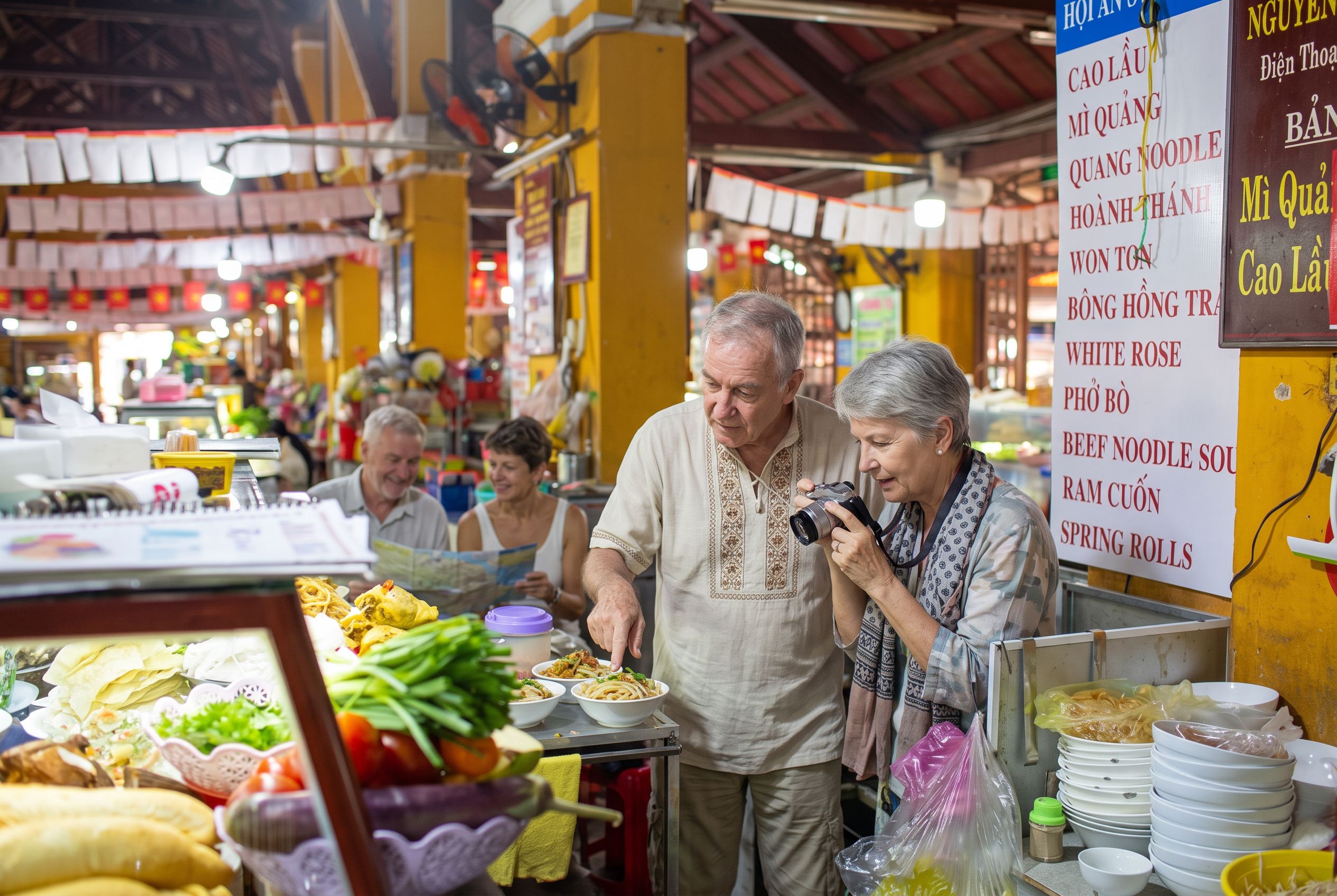 Hoi An market food vendor