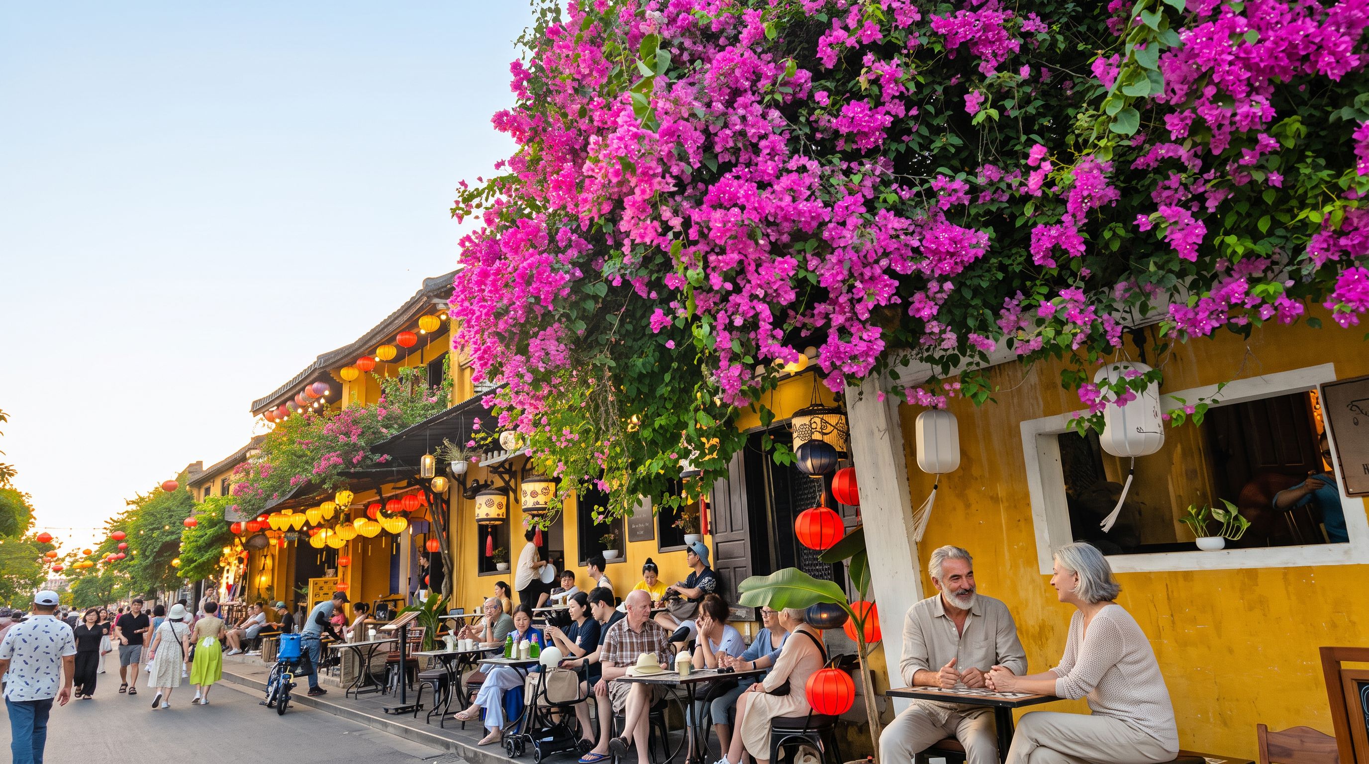 Hoi An Old Town pedestrian street