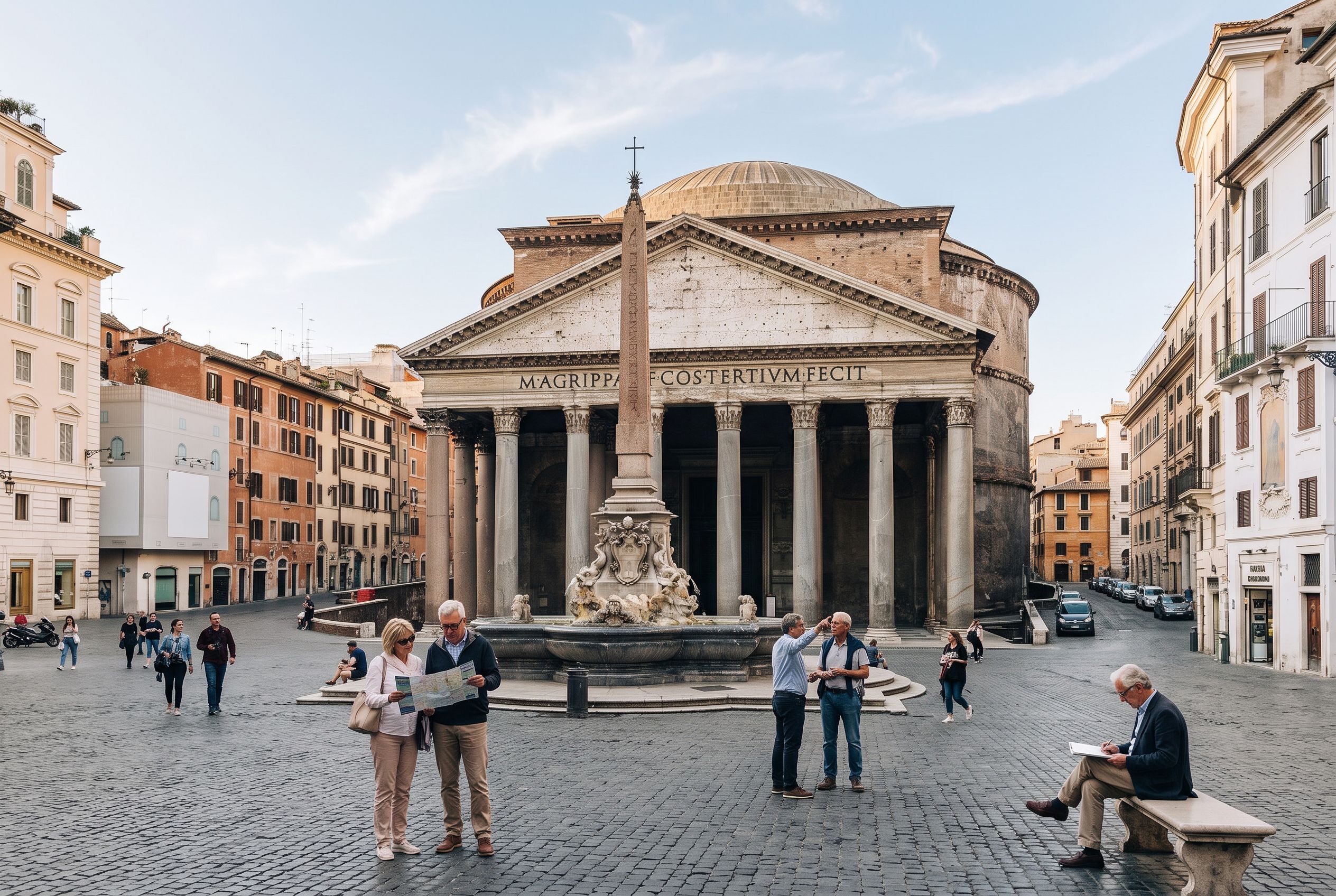 Rome Pantheon exterior piazza
