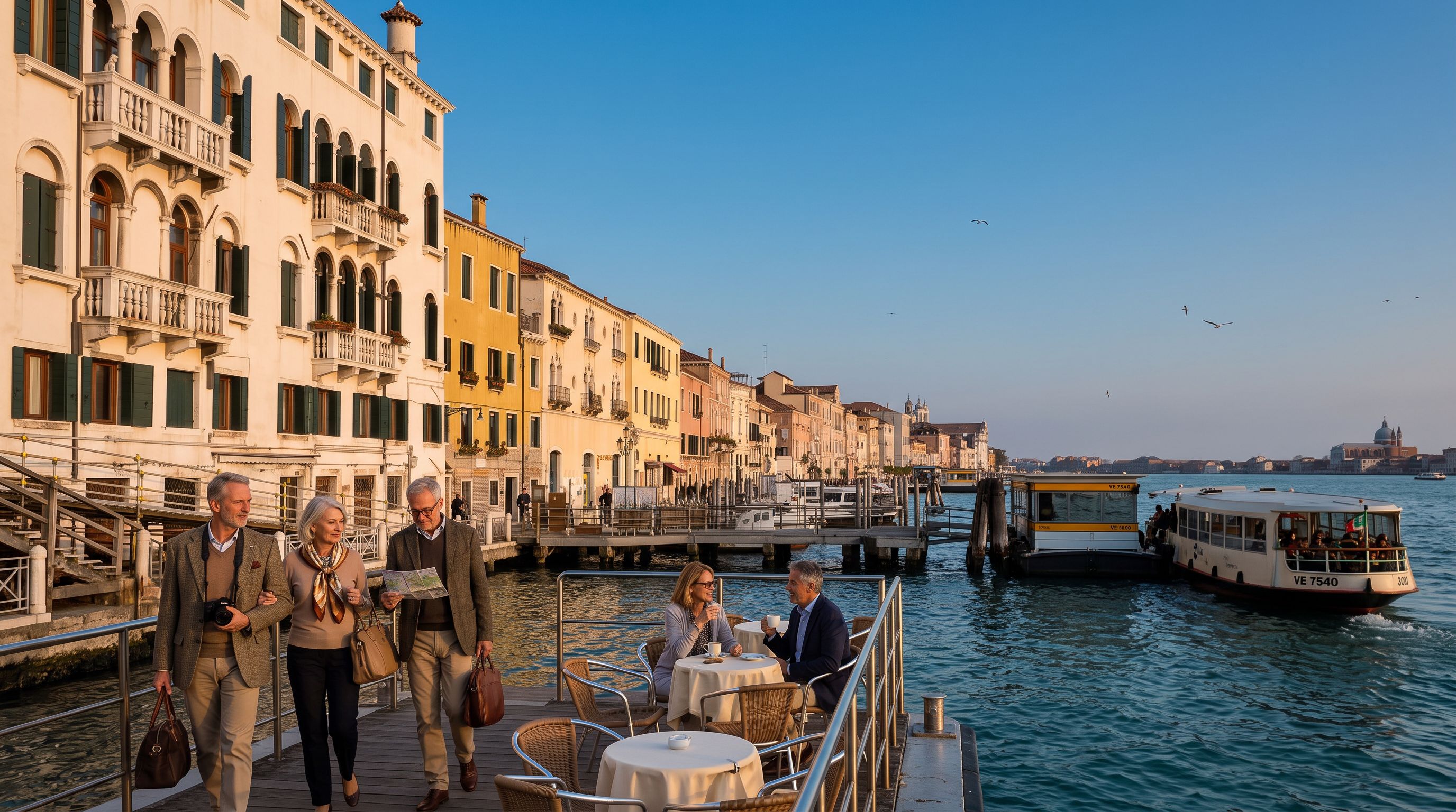 Venice Zattere waterfront promenade