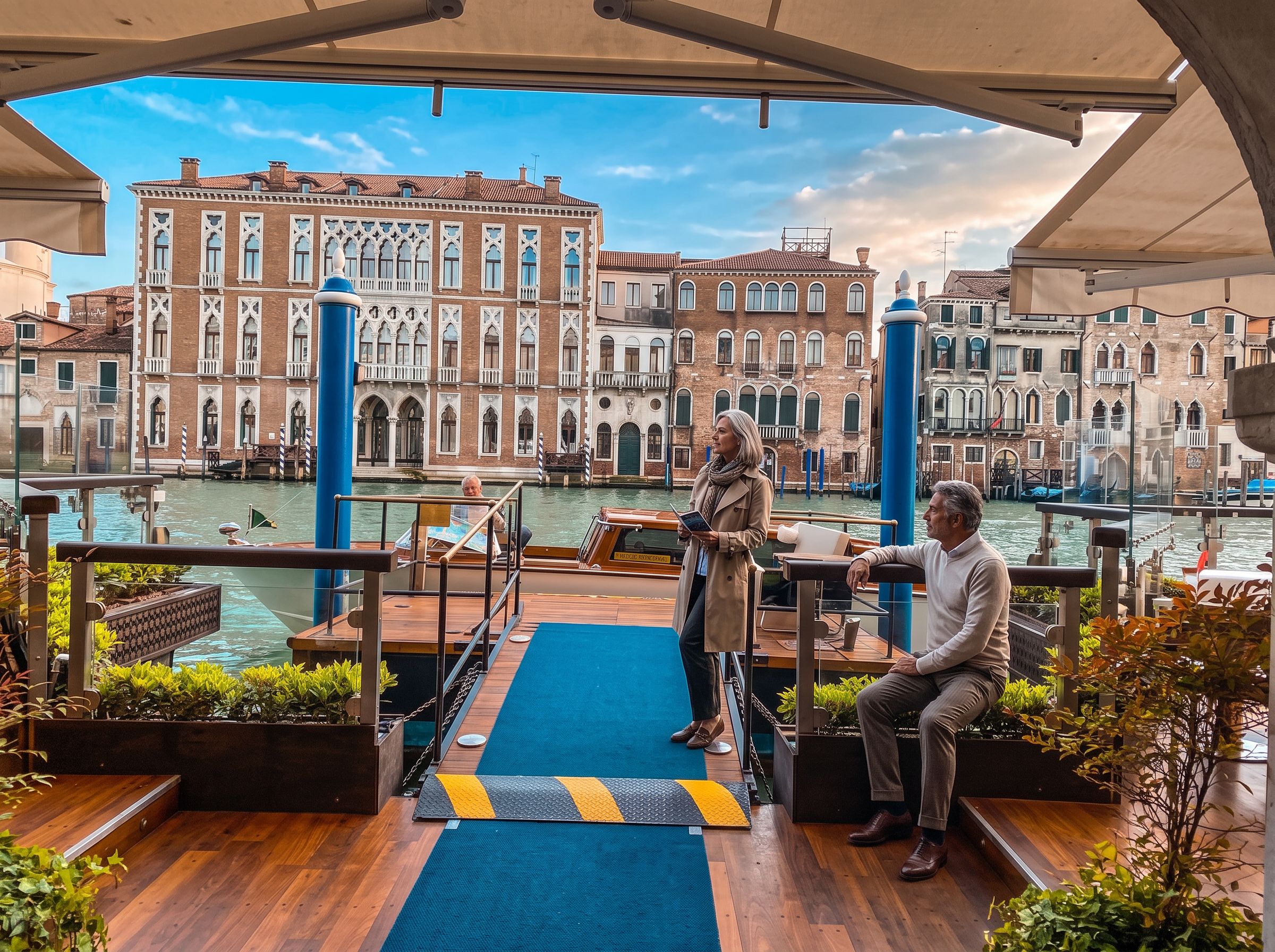 Gritti Palace terrace Grand Canal