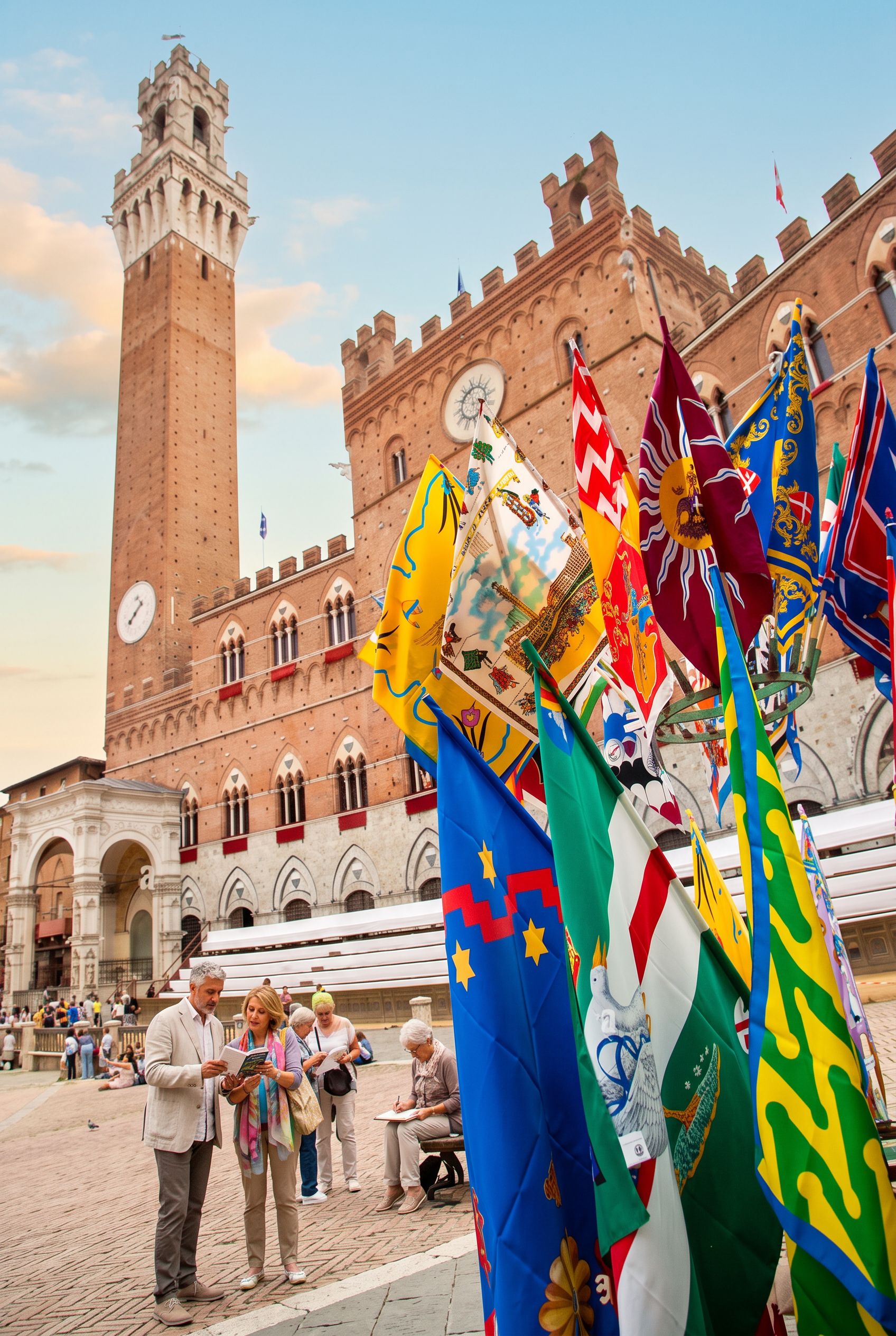 San Miniato truffle market stalls