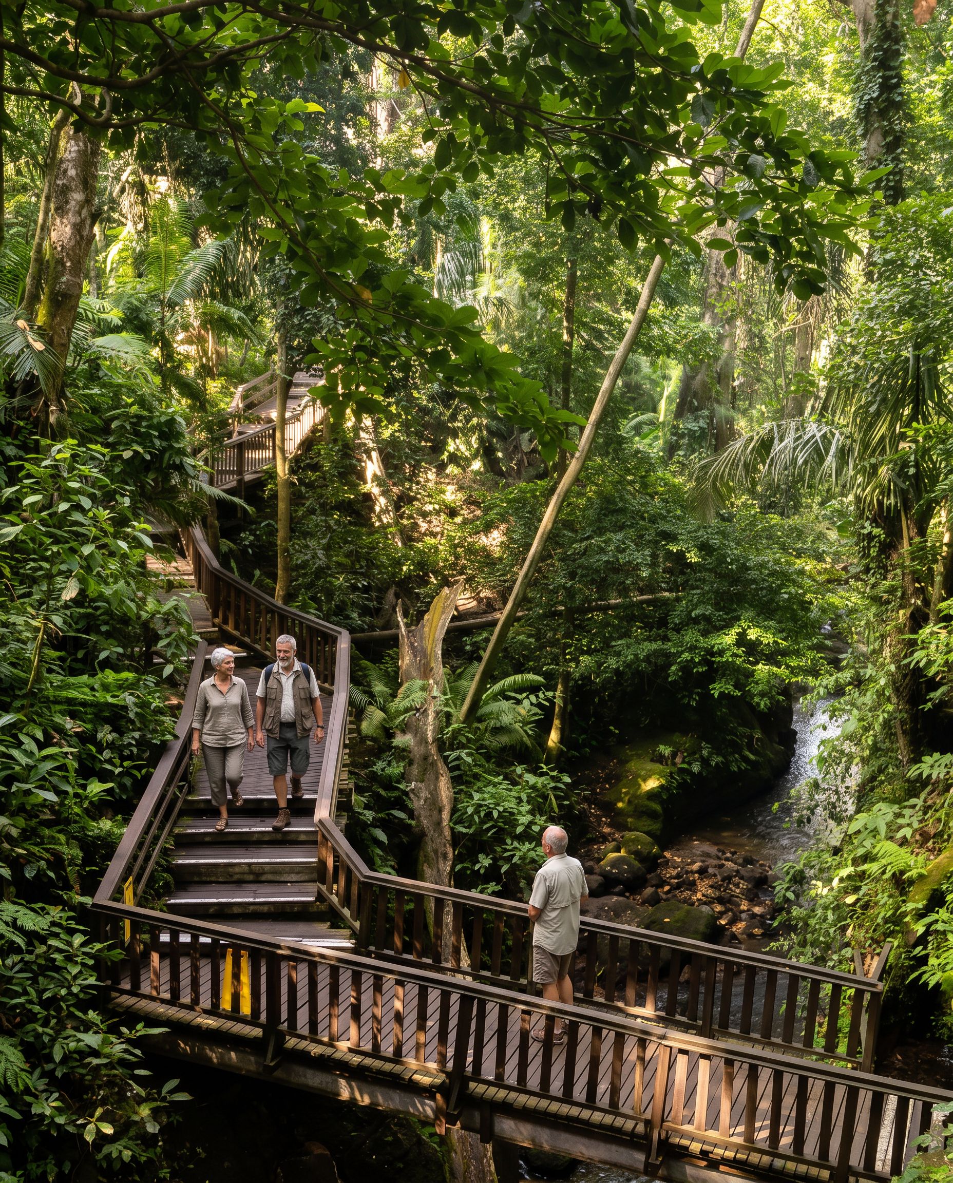 Ubud Monkey Forest paved path