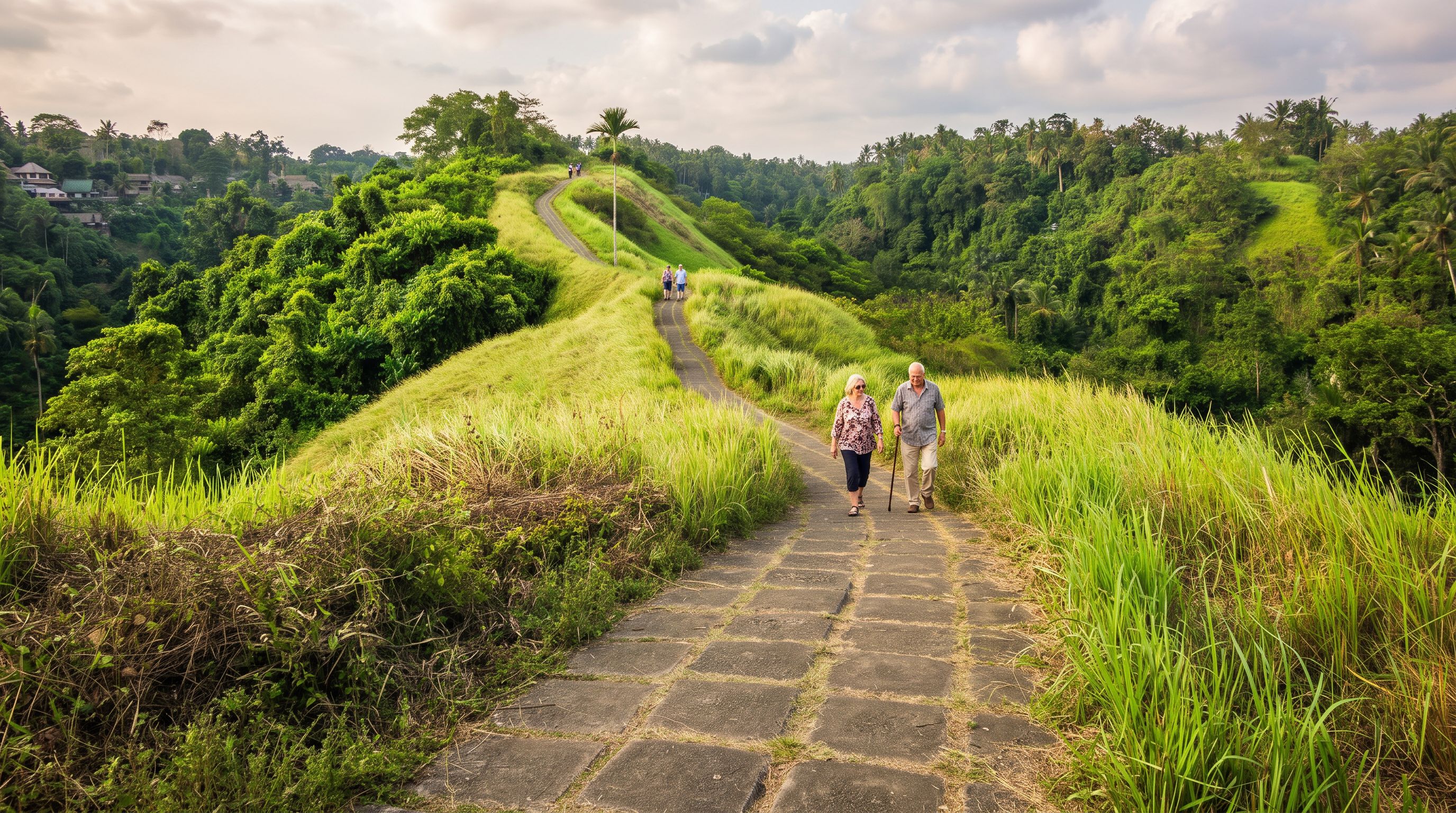 Ubud Monkey Forest paved path