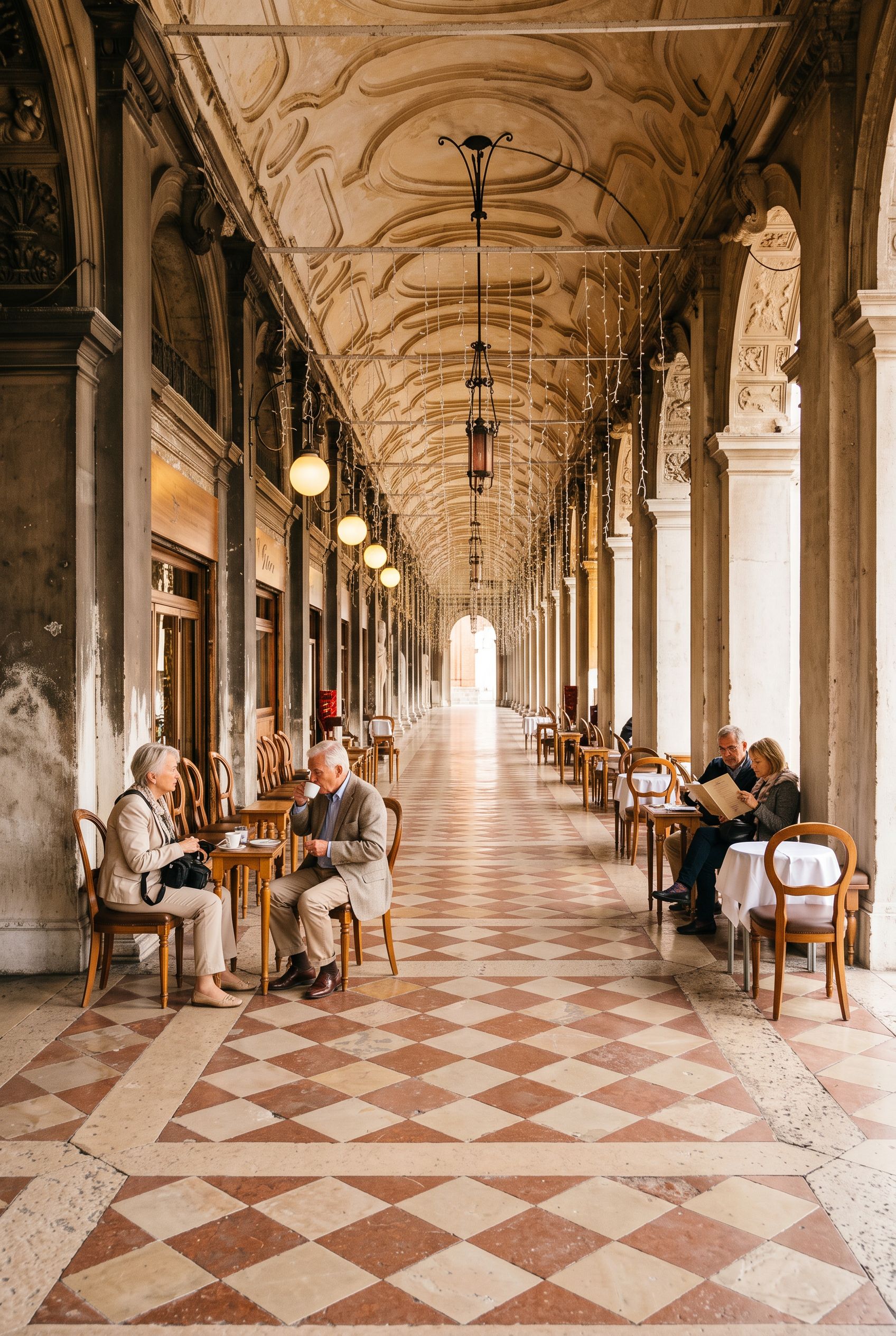 St Mark's Square Venice arcades