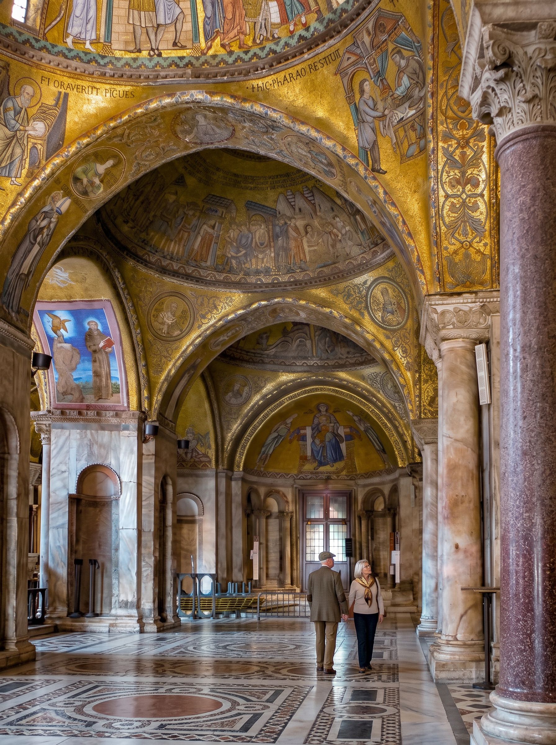 St Mark's Basilica golden mosaics interior