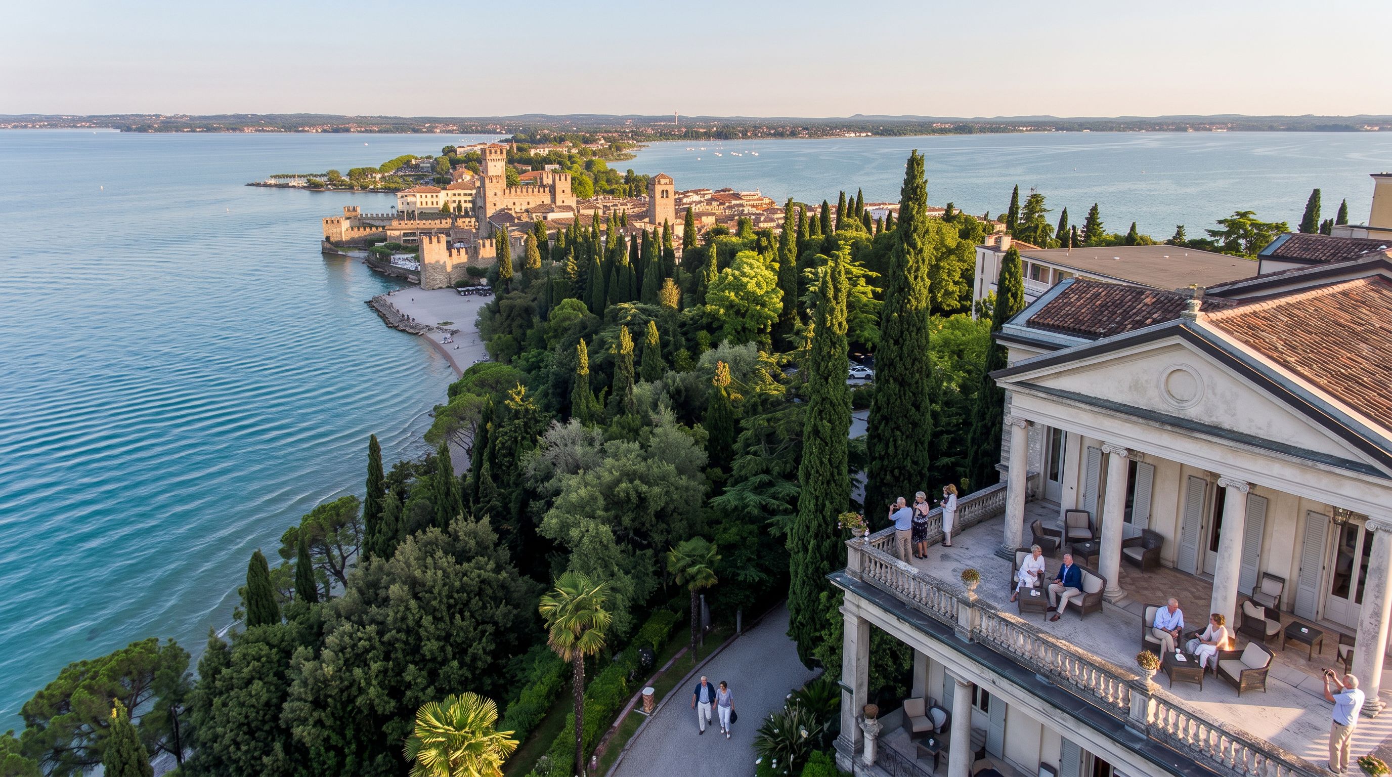 Sirmione peninsula hotel lakeside