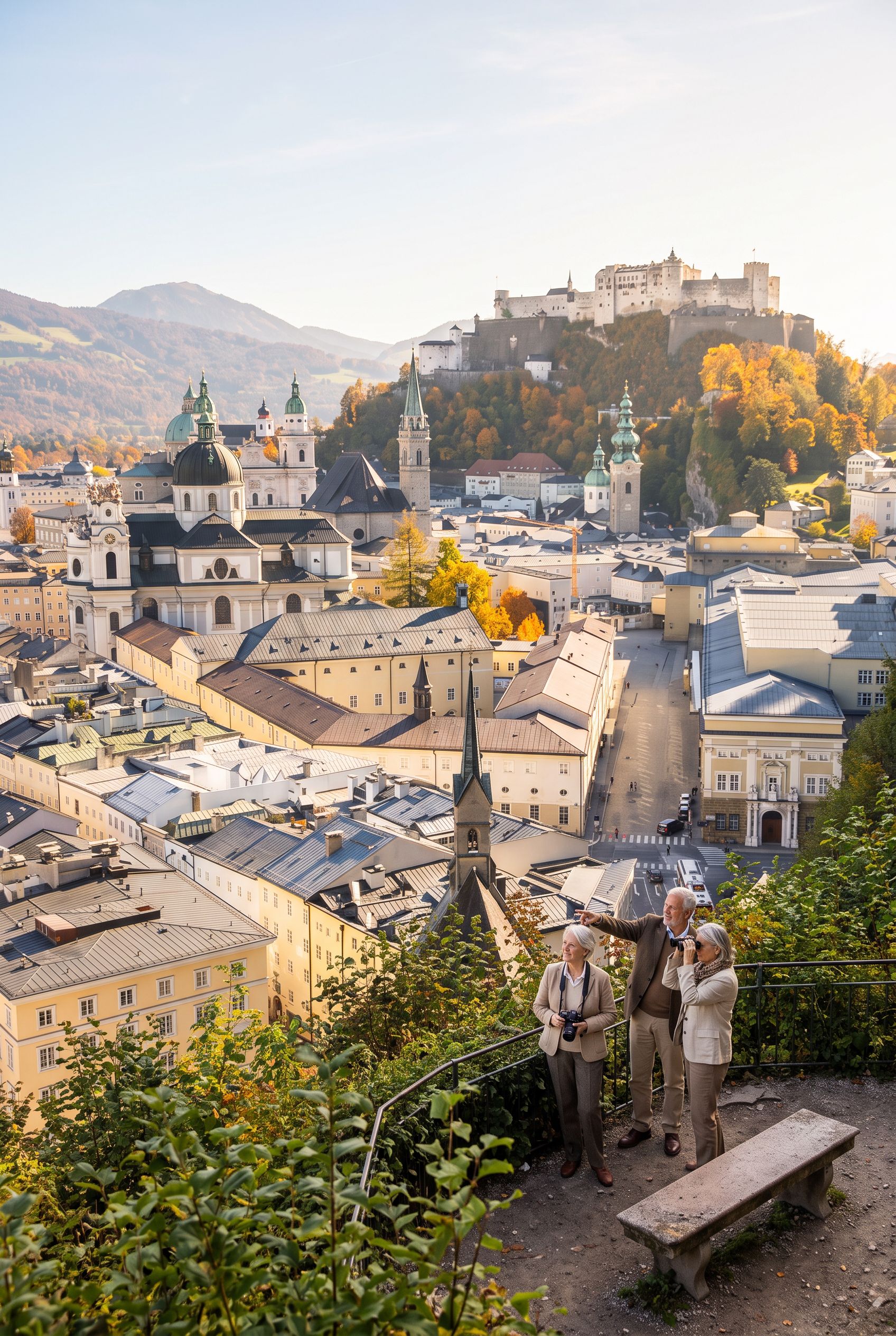 Salzburg Getreidegasse morning light