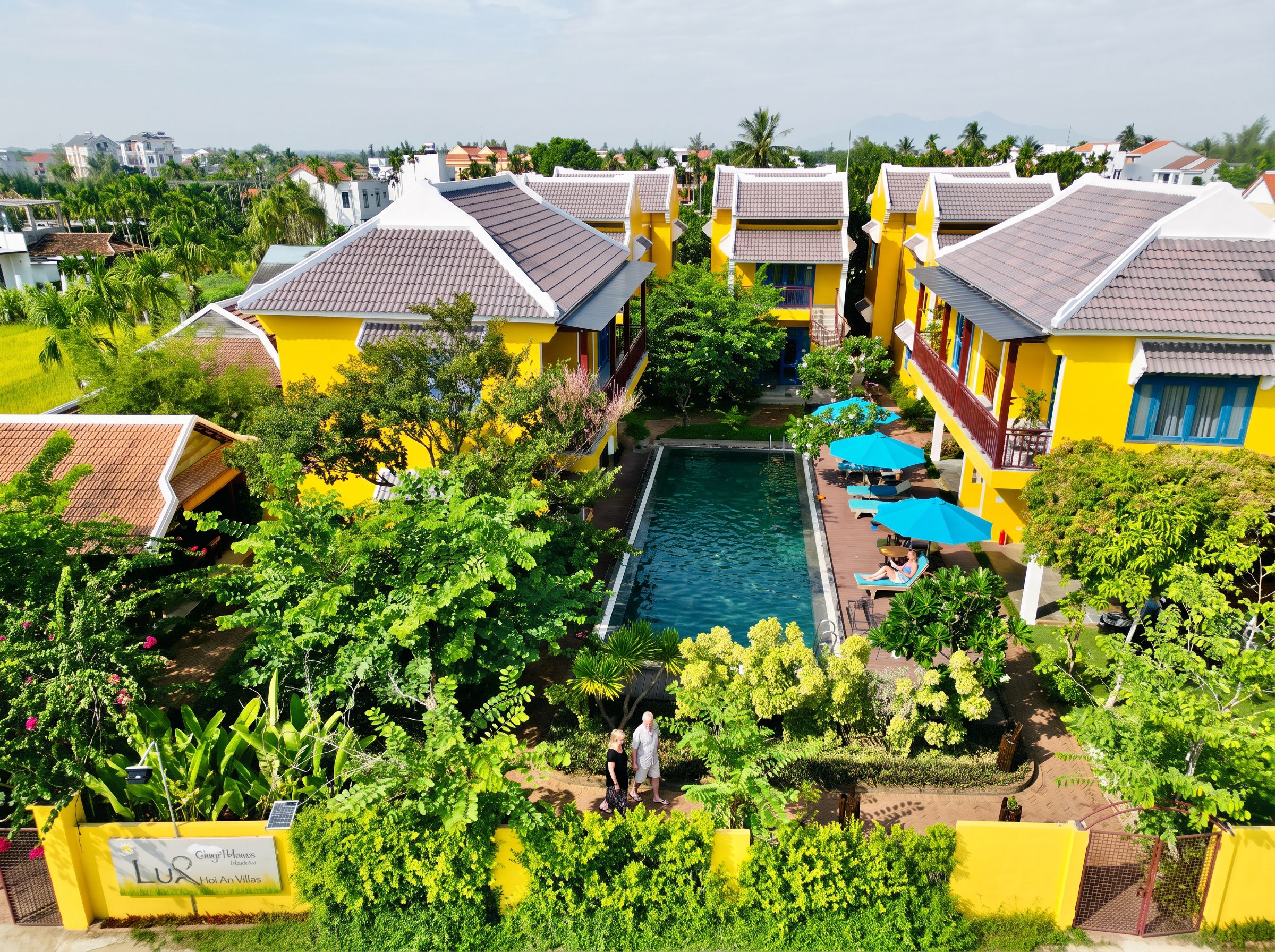 Hoi An rice field lodge pool