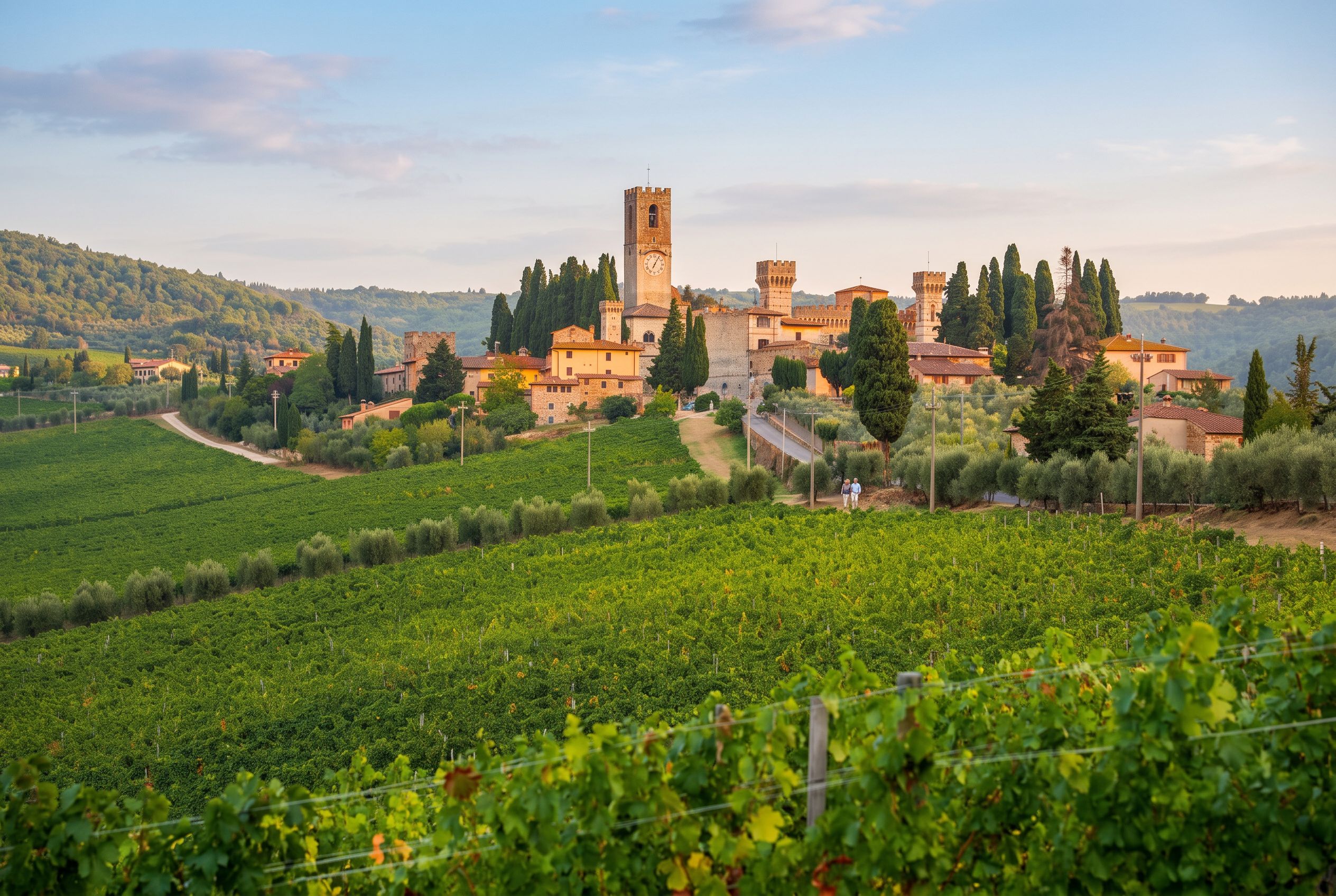 Montalcino Brunello tasting room