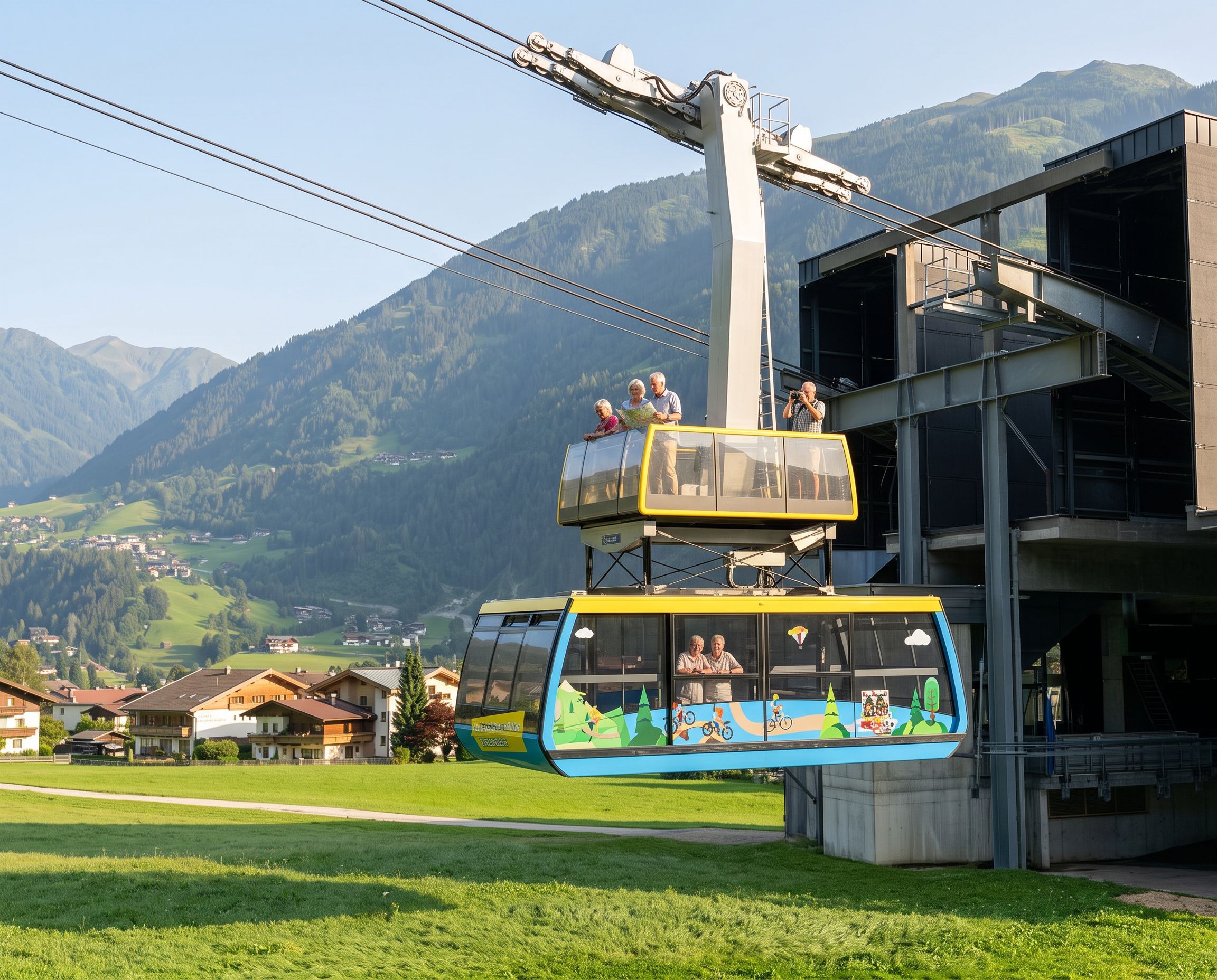 Hintertux Glacier panorama terrace